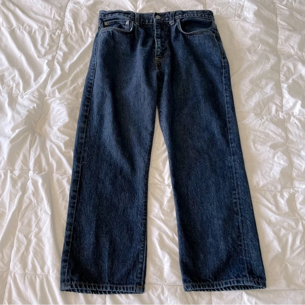 J. Crew Men's Slim Straight Jeans Tailored W 32 L 24.5